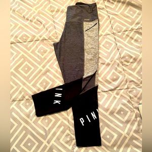 PINK Ultimate leggings with mesh panels